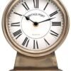 712xv7bFvaL._AC_UF894,1000_QL80_ NIKKY HOME Vintage Gold Table Clock