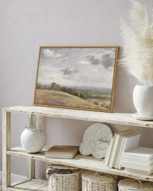 InSimSea Framed Canvas Wall Art Vintage Decor