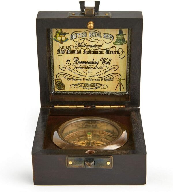 Handmade Antique Vintage Brass Compass